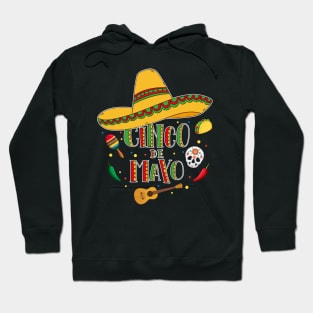 Cinco De Mayo Fiesta T-Shirt Mexican Costume Festival Gift Hoodie